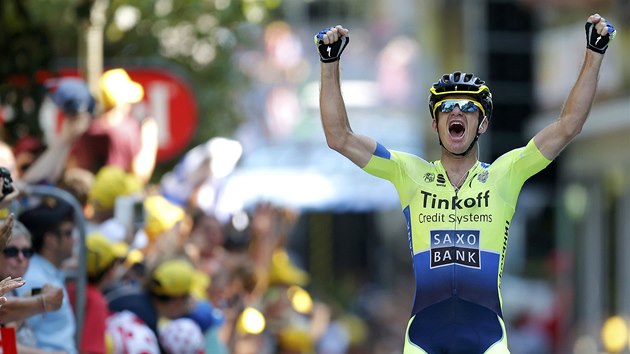 Australsk cyklista Michael Rogers vyhrl 16. etapu Tour de France.