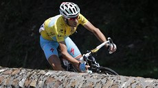 Lídr cyklistické Tour de France Vincenzo Nibali.