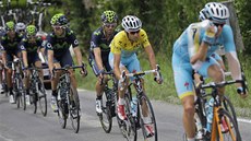 Ital Vincenzo Nibali v 18. etapě Tour de France