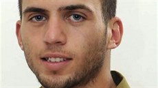 Poh�e�ovaný izraelský voják Aron �aul na nedatovaném snímku.