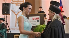 Promoce student� Vysoké �koly polytechnické v Jihlav�.