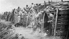 Bitvy na Piav se v ervnu 1918 úastnily i eskoslovenské legie. Na snímku...