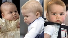 Britský princ George 22. ervence 2014 slaví první narozeniny.