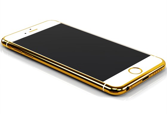 Lux iPhone 6 me pokrývat 24karátové luté i rové zlato, nebo platina