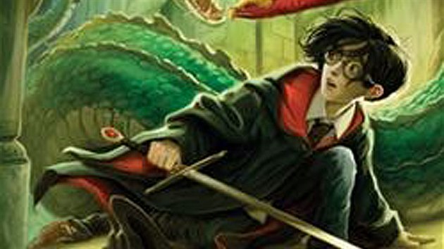 Obálka druhého dílu Harry Potter a tajemná komnata