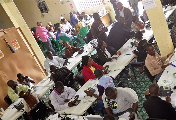 Centrum boje proti íení eboly v Libérii