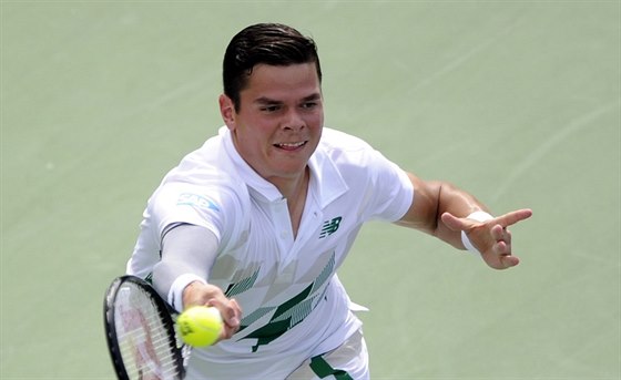 Milos Raonic na turnaji ve Washingtonu