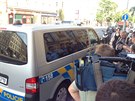 Soud za�al projedn�vat p��pad Marka P., kter� v �ter� r�no podle policie autem...