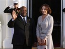 Na setkání se éfem Bílého domu dorazil s chotí i prezident Gabonu Ali Bongo...