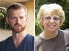 Ameriané Kent Brantly a Nancy Writebolová se nakazili smrtícím virem ebola pi...