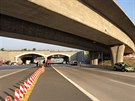 Nehoda dvou kamion a dvou osobních aut u Cholupického tunelu ve tvrtek 7....