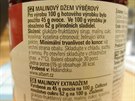 Malinový džem měl podle etikety obsahovat 45 gramů ovoce na 100 gramů výrobku....