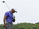 Tiger Woods bhem PGA Championship na hiti ve Valhalle.