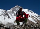 Český horolezec Radek Jaroš při výstupu na K2.