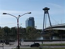 Jedním ze symbol Bratislavy je nový most s restaurací a rozhlednou, které se...