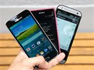 Samsung Galaxy S5 mini, Sony Xperia Z1 compact a HTC One mini 2