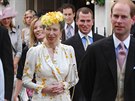 Britská princezna Anna mla stejné aty jako na veselce svého bratra prince...