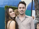 Megan Foxová a její manžel Brian Austin Green známý jako David ze seriálu...