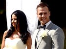 David Krejí a Naomi Starr se vzali ve ternberku (2. srpna 2014).