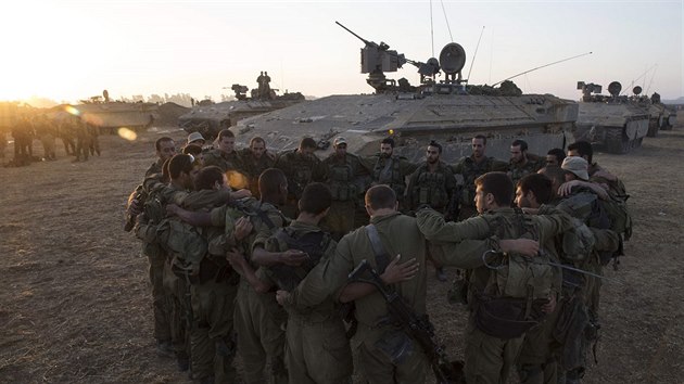 Vojci izraelsk brigdy Golani