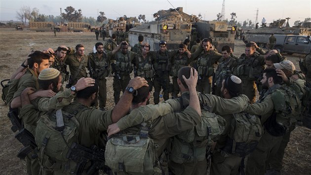 Vojci izraelsk brigdy Golani