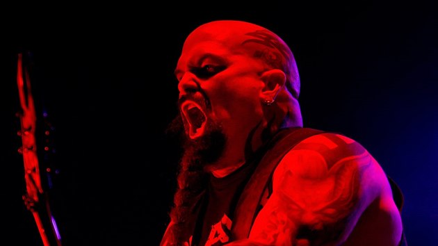 Koncert kapely Slayer na festivalu Brutal Assault 2014 v pevnosti Josefov.
