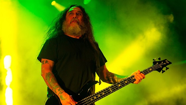 Koncert kapely Slayer na festivalu Brutal Assault 2014 v pevnosti Josefov.