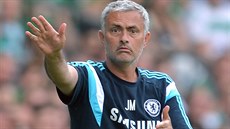 José Mourinho, trenér Chelsea, během letní přípravy.