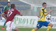 Momentka ze zápasu Zlín - T�inec