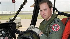 Princ William strávil poslední ti roky své sedmileté armádní sluby jako pilot...