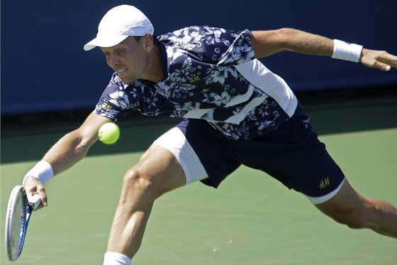 Tomá Berdych na turnaji v Cincinnati