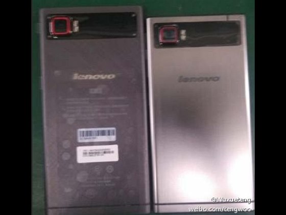 Fotografie zachycujc nov phablet Lenovo s jeho dajnou zmeneninou