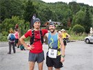 S Jurajem, kterého jsem poznal na Goral ultramaratonu.