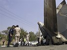 Zícení malého civilního letadla do ulic Teheránu podle prvotních zpráv nikdo...
