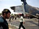 Letadlo, které se zítilo v íránské metropoli Teheránu, patilo spolenosti...