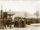 Slavnostní písaha a svcení praporu eské druiny v Kyjev, 11. íjna 1914.