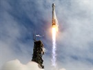 Start rakety Atlas V 401 se satelitem WorldView-3 na palub (13. srpna 2014)