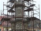 Práce na opravě barokní památky v Počátkách jsou už v plném proudu. Výběrové...