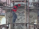 Práce na opravě barokní památky v Počátkách jsou už v plném proudu. Výběrové...