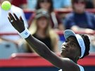 PODÁVÁM. Americká tenistka Venus Williams ve finále turnaje v Montrealu.