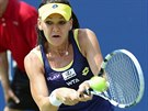 V AKCI. Polská tenistka Agnieszka Radwaská ve finále turnaje en v Montrealu.