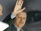Turecký premiér RecepTayyip Erdogan jasn vyhrál první kolo prezidentských...