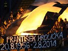 Fanouci sektoru 15 uctili památku zesnulého teplického editele Frantika...
