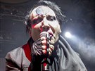 Marilyn Manson vystoupil 12. srpna 2014 ve vyprodané pražské Lucerně.