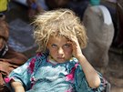 Mnoho jezíd uteklo do kurdské provincie Dahúk (Irák, 13. srpna 2014).