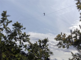 Danny Meník, rekord, 208 metr, slackline,highline, Divoká árka.