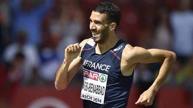 Francouz Mahiedine Mekhissi-Benabbad vyhrl na ME v Curychu zvod na 1500 metr.