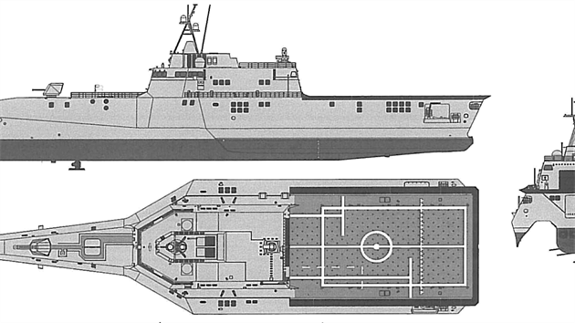 Futuristický trimaran USS Independence je rozpadajícím se výsledkem projektu Littoral Combat Ship.
