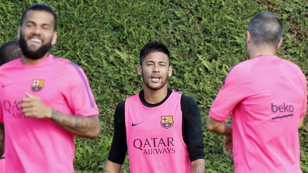 Brazilsk tonk Neymar se po zrann z mistrovstv svta zapojil 15. srpna v Barcelon do trninku.