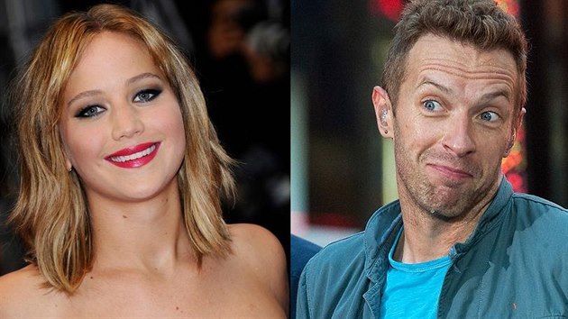 Chris Martin a Jennifer Lawrencov